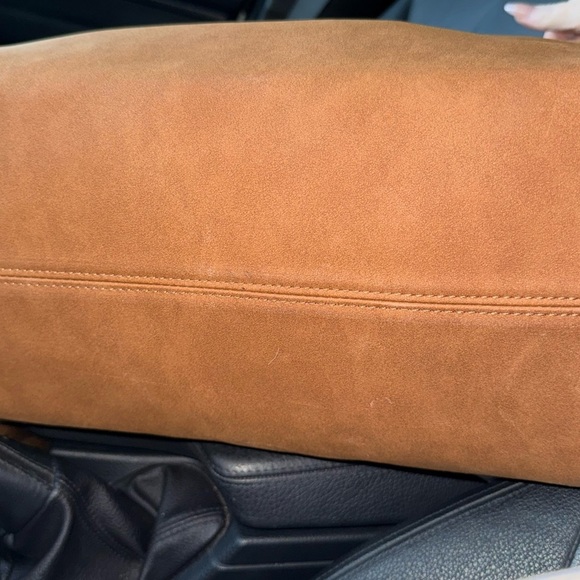 THREADED PEAR CAMEL CAMPBELL TOTE W DESSERT  BOHO REMOVABLE CROSSBODY STRAP - Picture 2 of 13